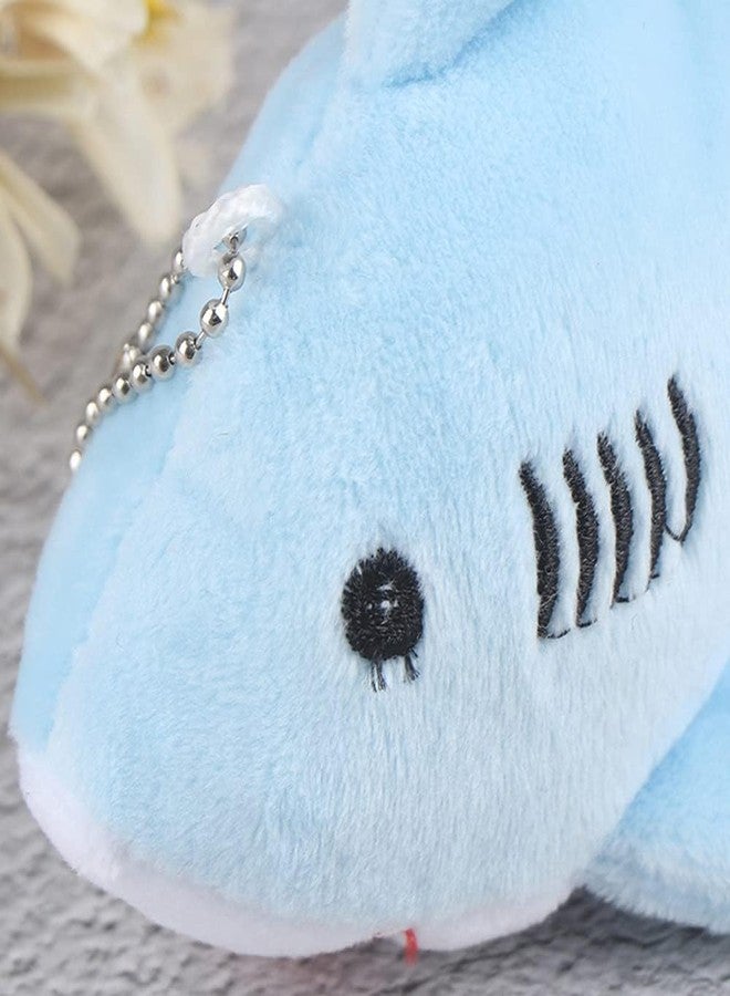 baolaili Cute Shark Plush Keychain,Mini Stuffed Animal Soft Shark Plush Toys,Purse Pendant Doll Shark Toys Plush Shark Keychain Pendants Stuffed Animals Key Chains Stuffed Shark Plushie Backpack - Image 5